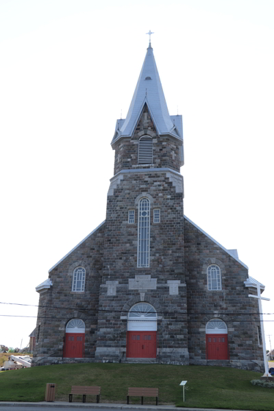 Ancien cimetire (1er) de Baie-des-Sables, La Matanie, Bas-St-Laurent, Québec