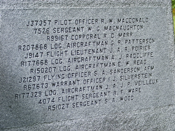 Liberator Harry B-24 Cemetery, St-Donat, Matawinie, Lanaudire, Quebec