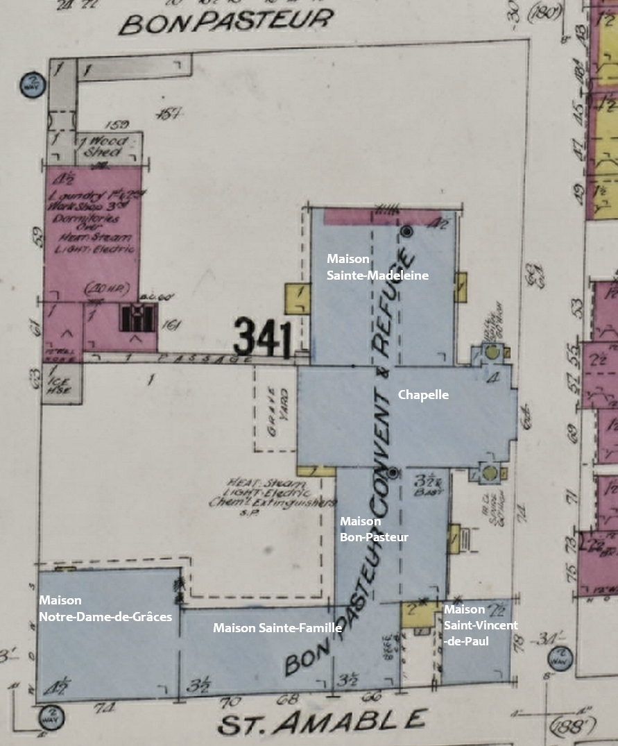 Ancien cimetire de l'Asile du Bon Pasteur, Qubec, Capitale-Nationale, Québec